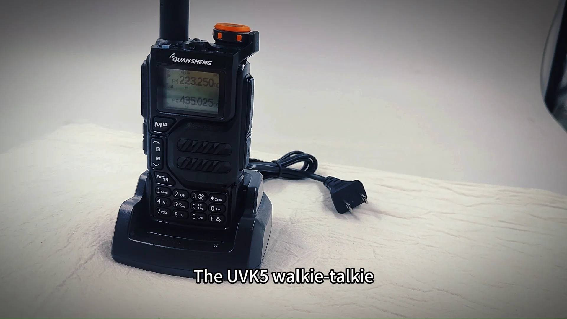 Uv-k5 Walkie Talkie 5w Dual Band Uhf Vhf Usb-c Charger Two Way Radio ...