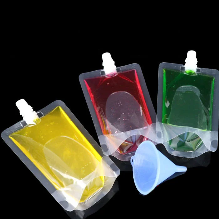 50ml 100ml 150ml Mango Flavour Juce Liquid Packaging Plastic Bags and Pouch Liquid Bag