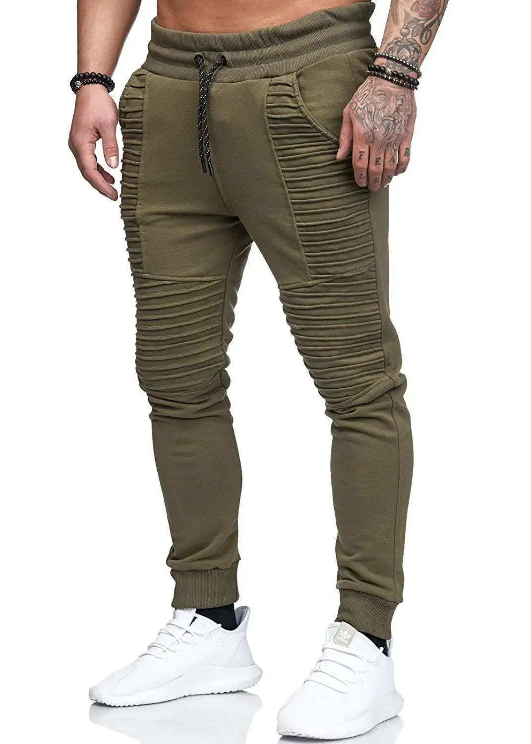 Men's casual pants Men's sports pants autumn and winter casual pure cotton