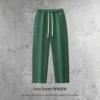 Straight leg pants-eden green