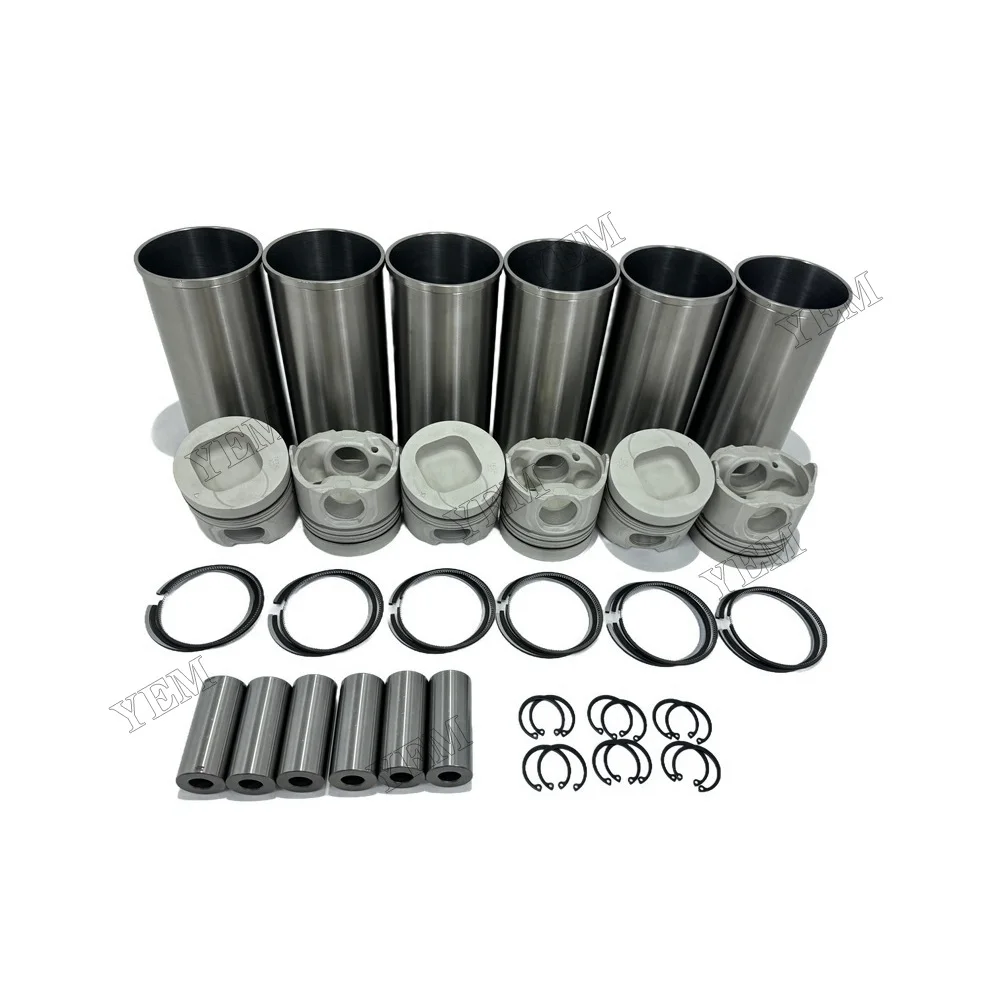 For Isuzu 6SD1 Cylinder Liner Kit Engine Parts Agricultural Engine Parts 6