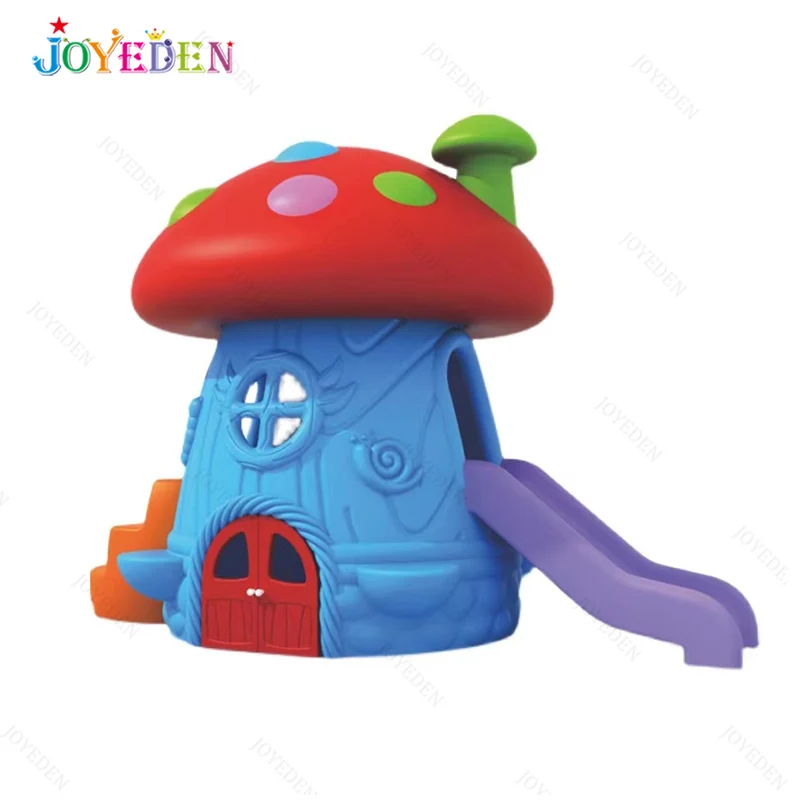 Promotion Attractive Design Indoor Games Strawberry Style Plastic Castle Children House Playhouse with Slide