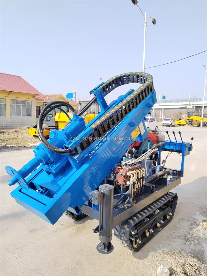 Excavator Concrete Pile Driver Hydraulic Hammer Helical Solar Pile ...