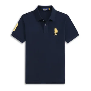 Summer Men's Short-sleeved Ralph 100% Cotton POLO Shirt 2026 Cotton Logo Embroidery Casual Size S-2XL T-shirt Polo for Men