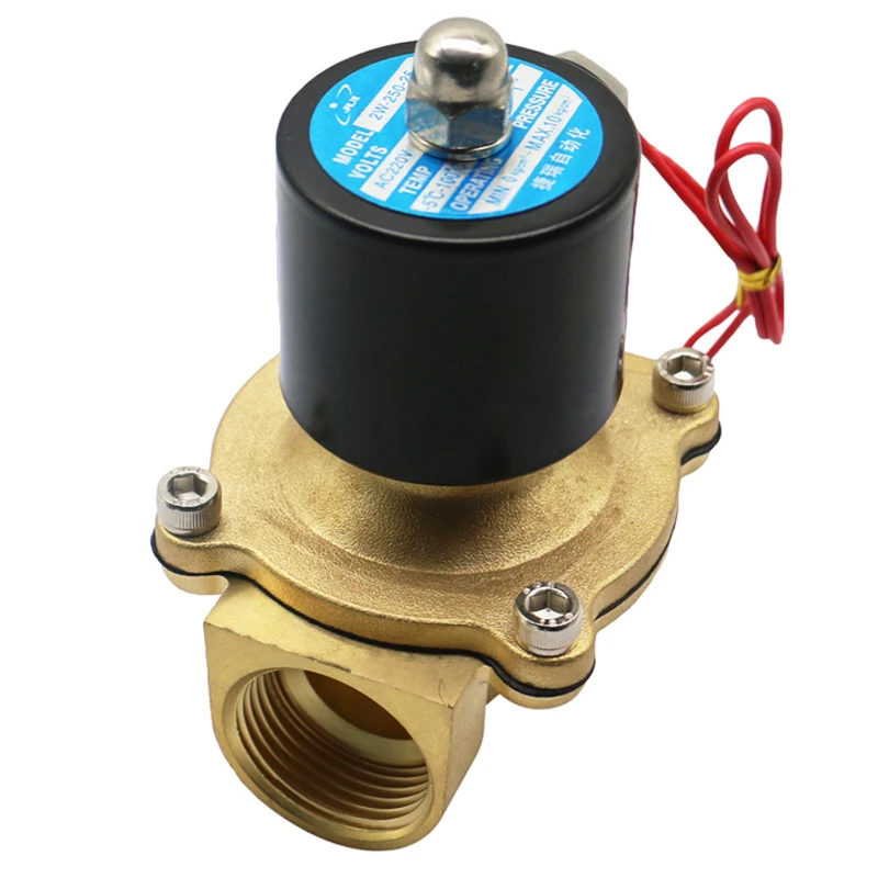 1/2" Stainless Steel Electric Solenoid Valve – 24V AC, Normally Closed, VITON Seals
