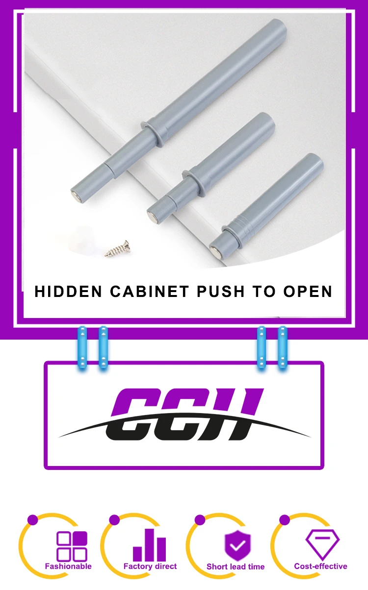 Magnetic Heavy Duty Damper Kitchen Cabinet Rebound Device