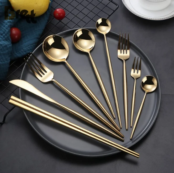 Long Handle Dinner Fork by Tableware Brands Elegant Cutlery Set for Business Gifts