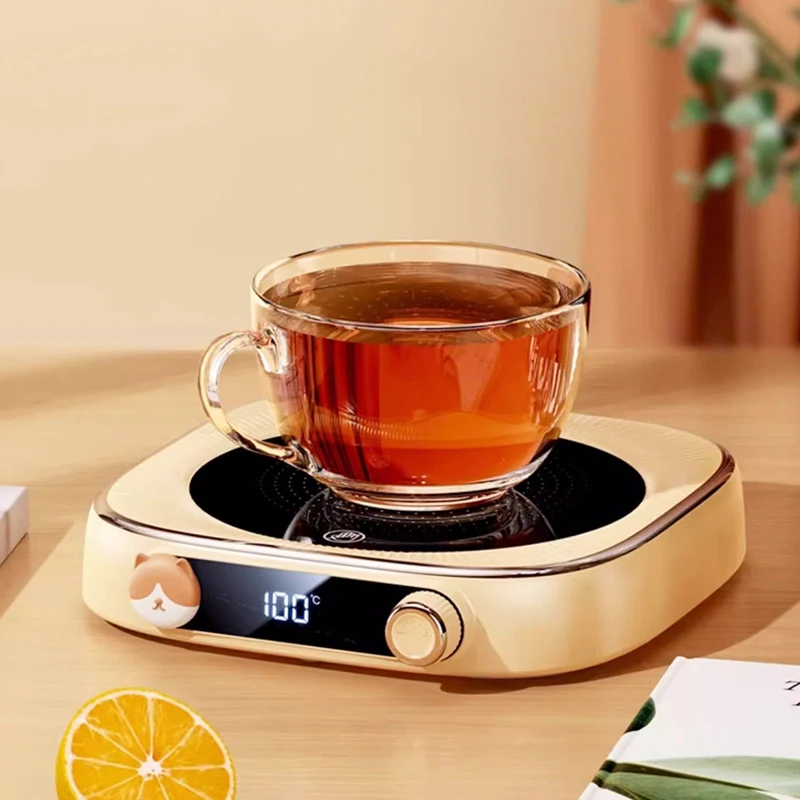 Smart Home Appliance Heating Coaster Automatic Shut Off Coffee Mug Warmer  Far-infrared Cup Warmer for Desk