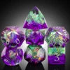 Clear & Purple with candy wrapper