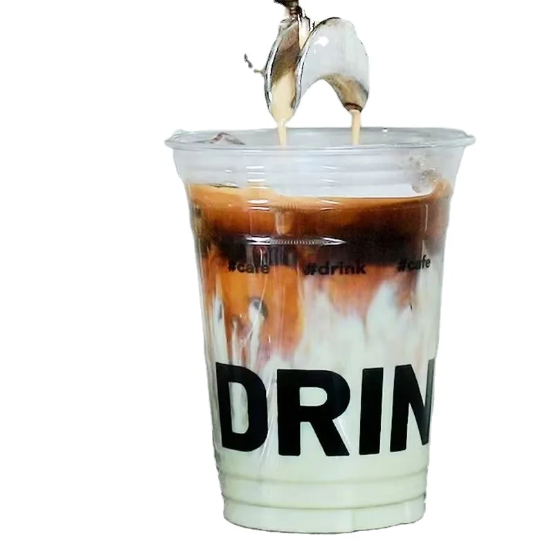 Factory Custom Logo 12oz/16oz/22oz/24oz Thick Reusable Transparent  Recyclable PET Cold Coffee/Tea/Juice Plastic Cups| Alibaba.com