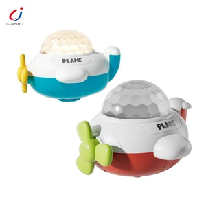 Chengji Touch Projection Toy Music Baby Educational Early Childhood Projection Cartoon Airplane Sleeping Electric Cartoon Plane