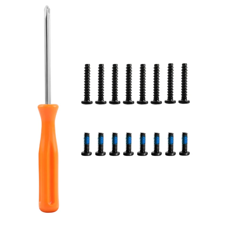 Replacement Screw Set Back Shell Screws for Steam Deck Game Console Back Cover Fix Screws With Screwdriver