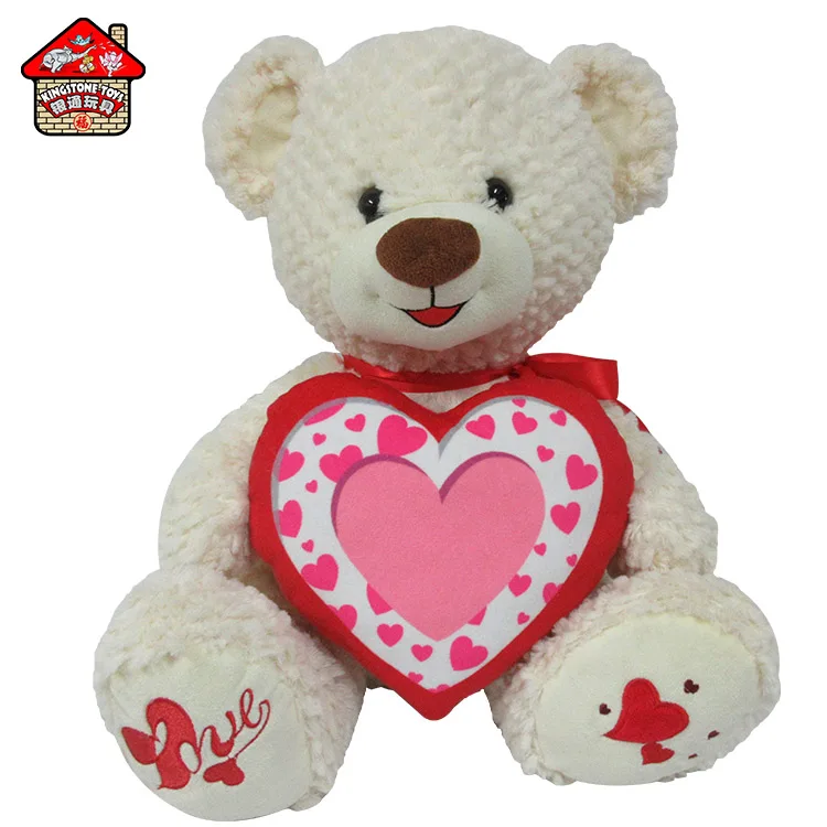 giant teddy bear red