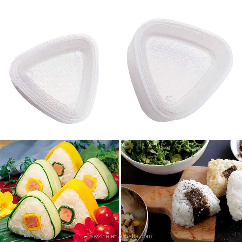 4PCS/Set DIY Sushi Mold Onigiri Rice Ball Food Press Triangular