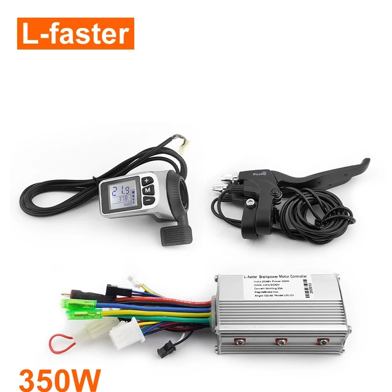 L-faster E-Bike LCD Display Kit – 250W/350W Controller Mit Batterie- & Motordrehzahlanzeige, Für Brushless-Motoren, Inkl. Reset-Funktion L-faster E-Bike LCD Display Kit – 250W/350W Controller Mit Batterie- & Motordrehzahlanzeige, Für Brushless-Motoren, Inkl. Reset-Funktion