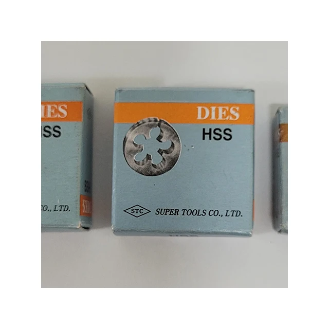 [DS TECH STC] HSS ROUND DIES Adjustable Alloy Steel High Speed Steel Thread Round Die for Thread Cutting KOTRA