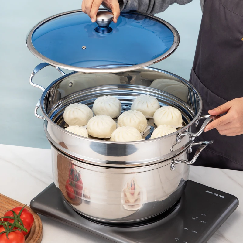 Nonstick Pots Cookware   Steel Stainless Kitchen Accessories Sets  Multifunctional Cooking Pot Set