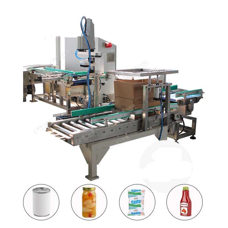 High Speed Automatic Carton Case Packer Packing Machine for Pet Bottle Can