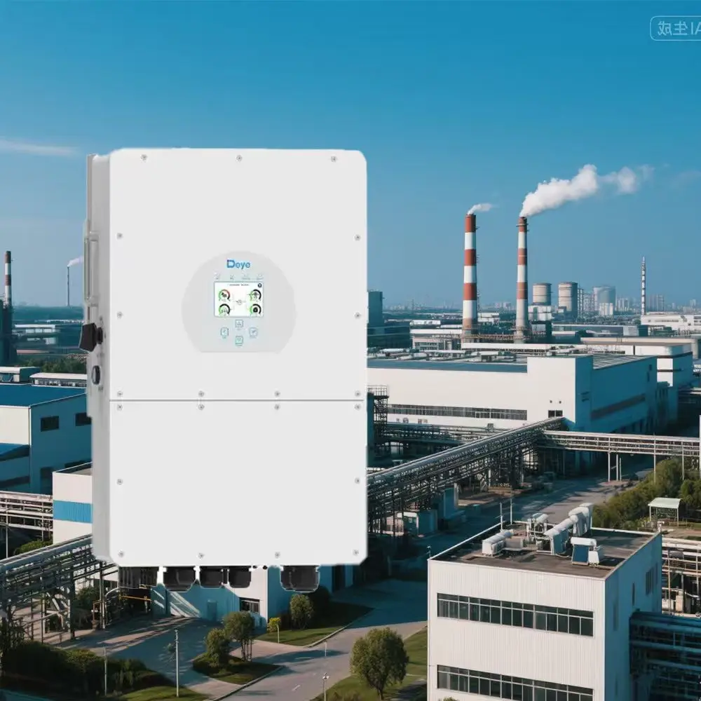 product deye high voltage hybrid solar inverter 220v 380v 6kw to 12kw triple output inverter with competitive wholesale price-1