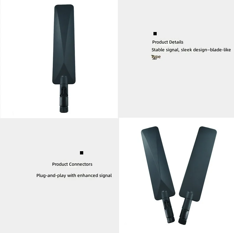 5G Full-Band Router Antenna 4G Omnidirectional High-Gain Rubber Duck Foldable Wireless Wi-Fi IP65 Protection