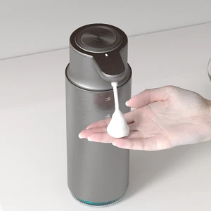 Electric Sensing Soap Dispenser with Metallic Hand-Free Pump Automatic for Household and Hotel Use