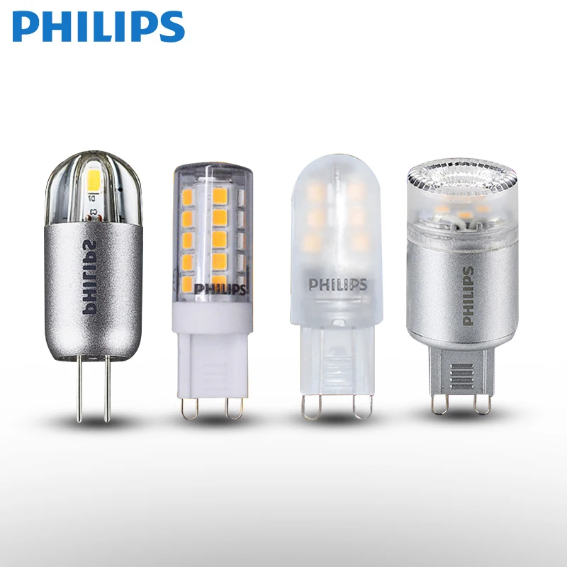 Wholesale Philips lamp beads LED bulbs small lamp pin energy saving 12V yellow photovoltaic mirror headlights G9 light source s m.alibaba.com