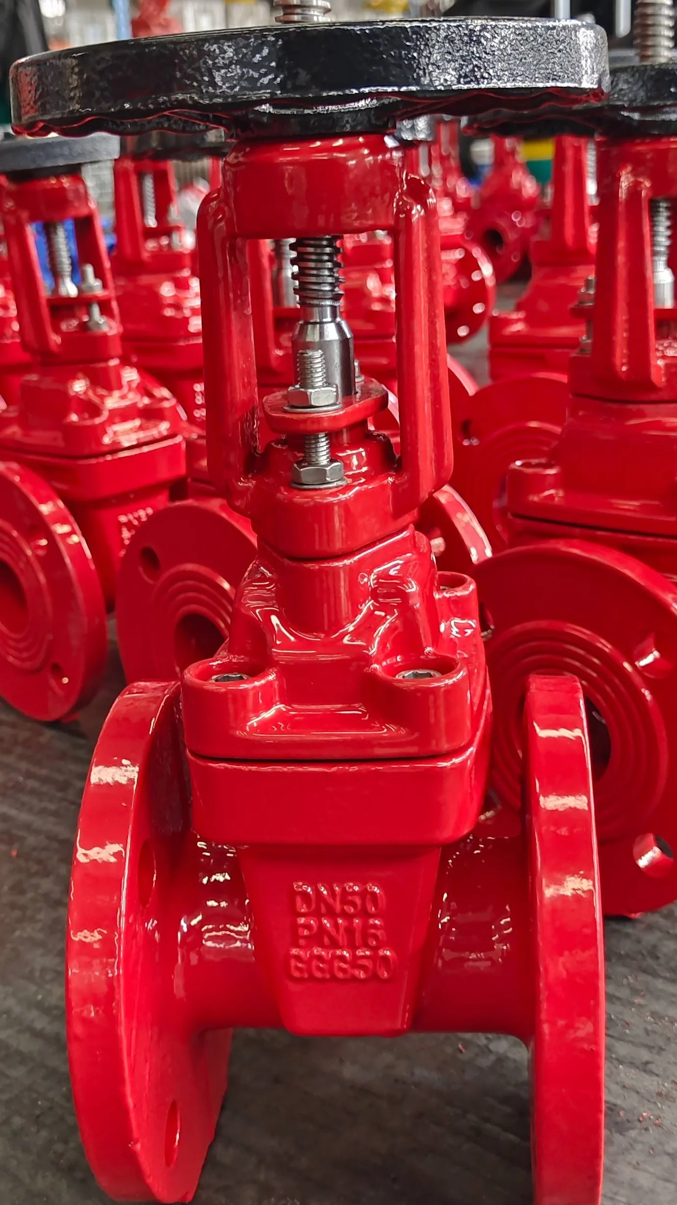 Manual Gate Valve 4"dn Flanged Cast Iron 100 Gate Valve Buy Gate