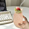 Verre Ananas avec paille