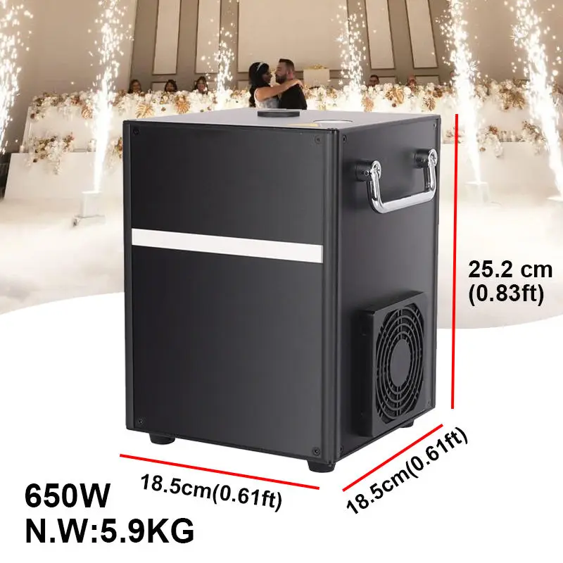 Igracelite 650w DMX Control Wireless Stage Fireworks Pyro Cold Sparkler Machine