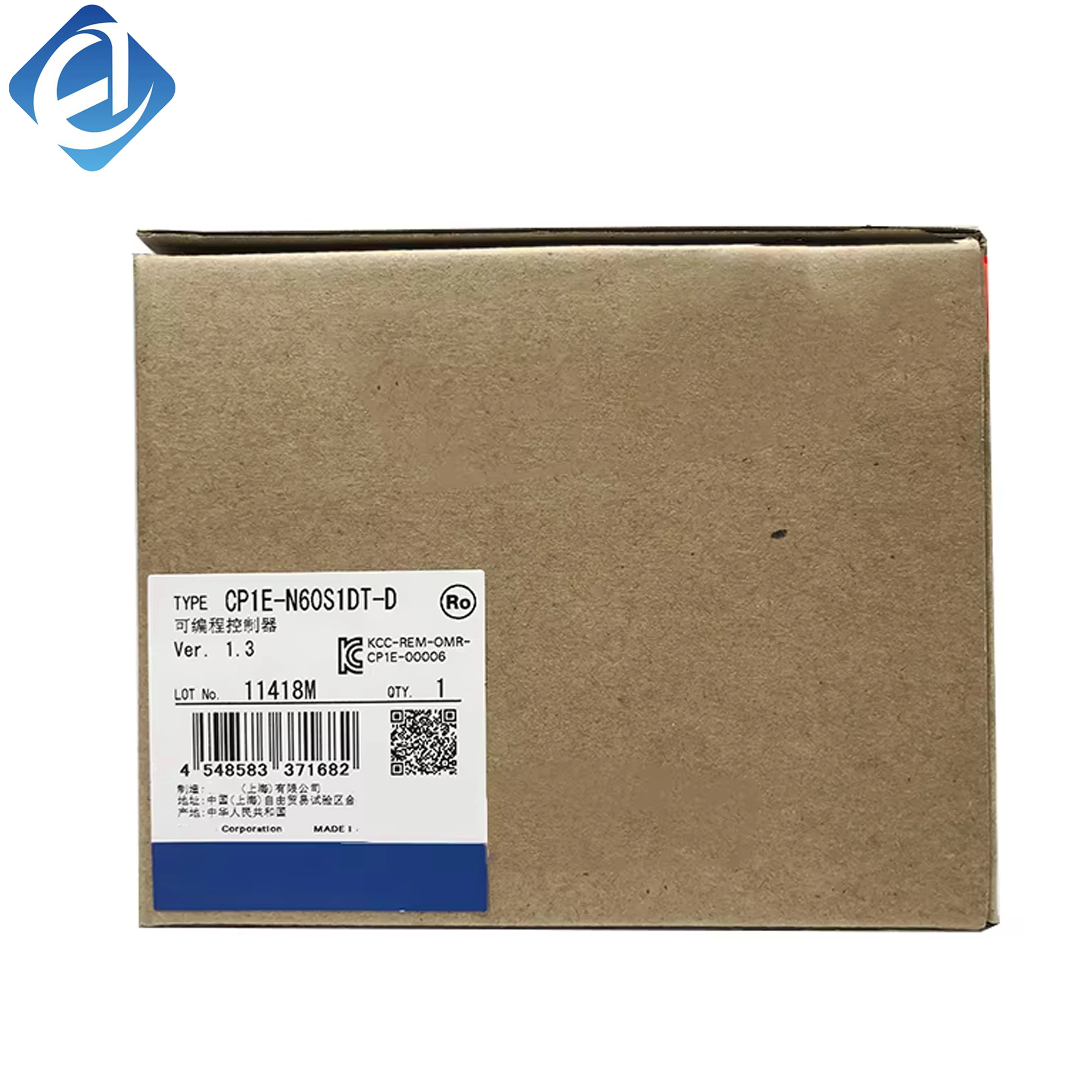 New Original Omron CP1E series DC transistor output PLC. With 60 I/O points, compact design and stable logic control performance. Widely applied in medium-small mechanical control, production line automation and various industrial equipment automatic cont