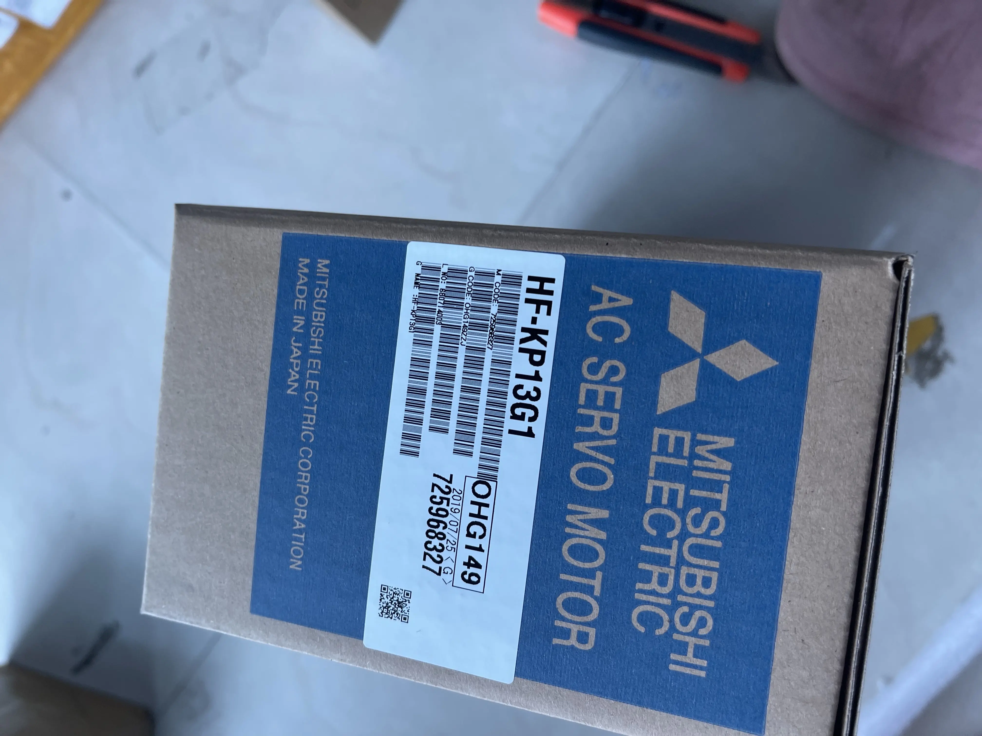 Mitsubishi AC Servo Motor HF-KP13G1 Mitsubishi AC Servo Motor HF-KP13G1