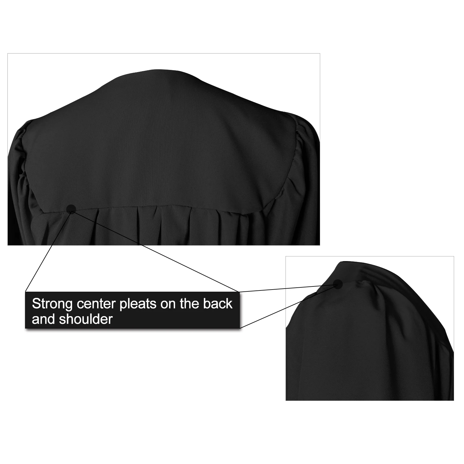 12 Colors Available Unisex Black Economy Bachelor Graduation Gown Robe supplier