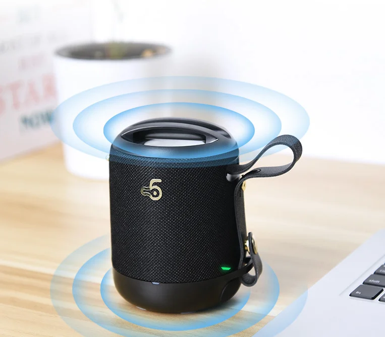 BD05 BT5.0 Portable Blue tooth Speaker Waterproof Creative Mini Handsfree Wireless Speaker With Phone Stand - ANKUX.COM