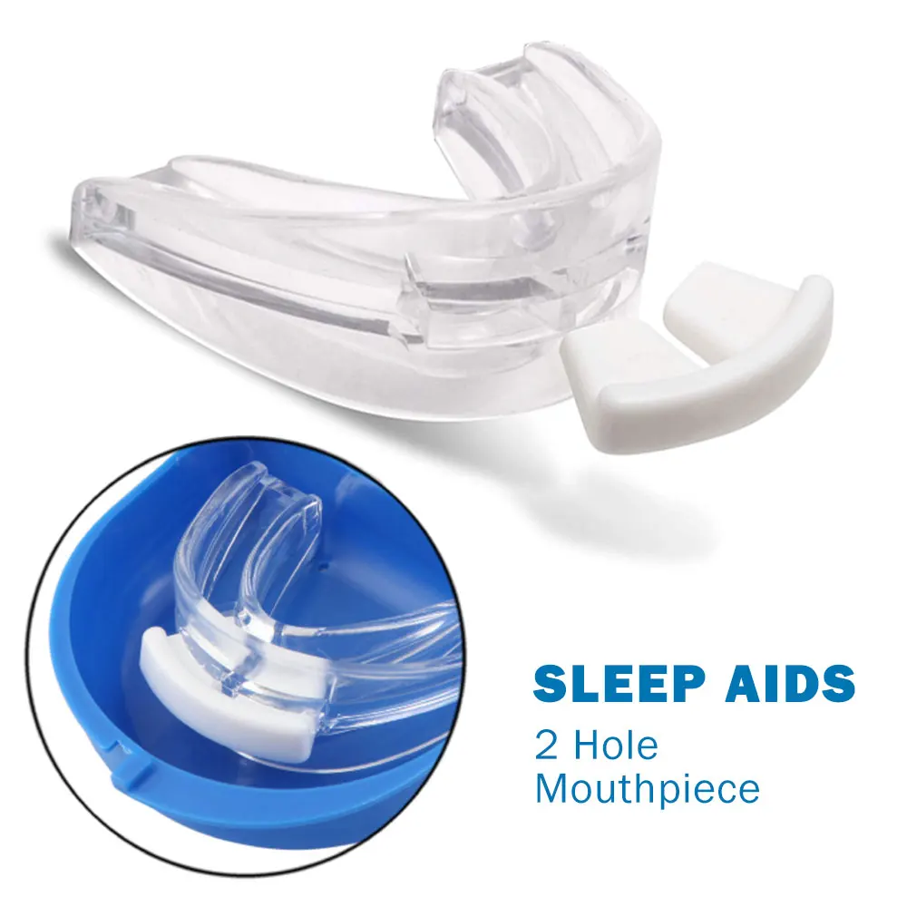 Double Braces Mouth Guard Upper And Lower Teeth Protection Mouthguard ...