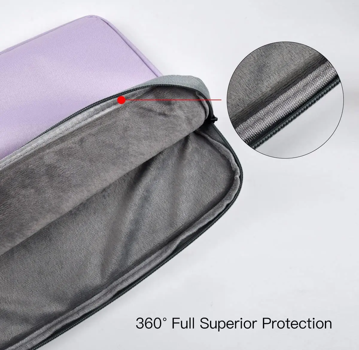 product 156 inch laptop sleeve case computer bag for laptops computers waterproof purple sleeve with full protections-32