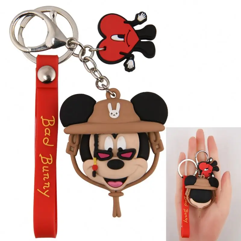 custom cute cartoon 3d keychain with