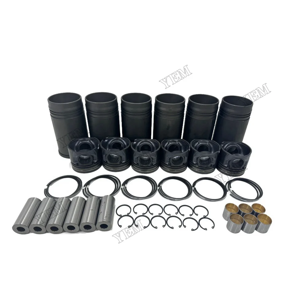 Cylinder Liner Kit Suitable for Komatsu 6D140s Engine Replacement Parts 2