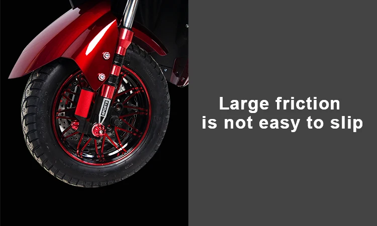 CKD EEC 10/12inch 50km/h speed red electric moped factory customized removable battery electric motorcycle