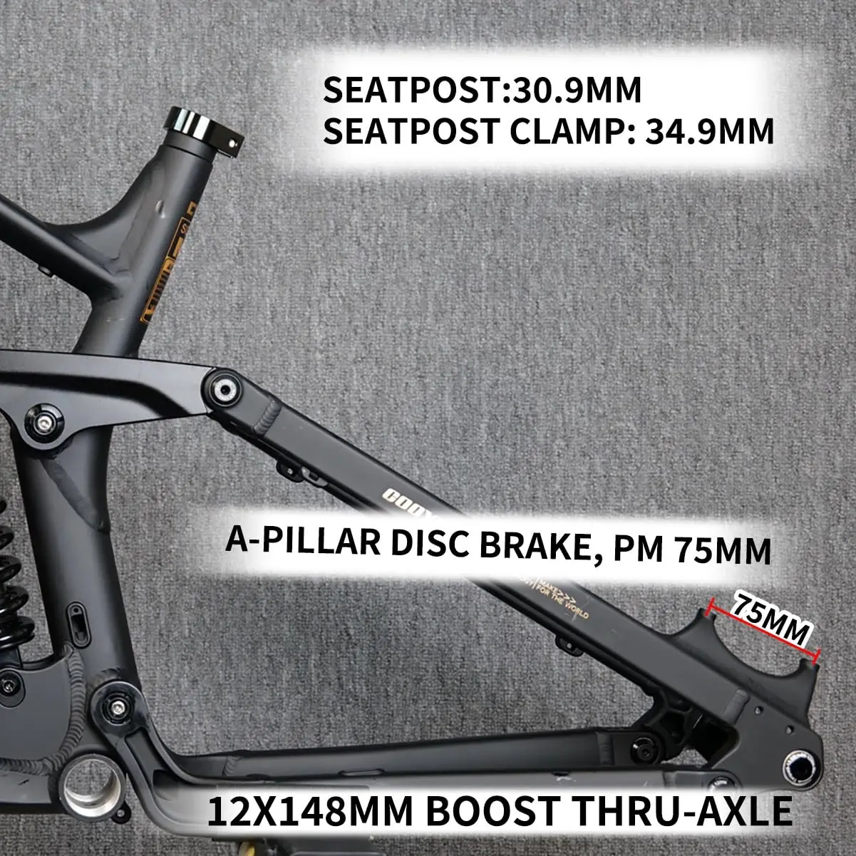 27.5er 29er Dual Suspension Enduro Aluminum Alloy Mountain Bike Boost ...