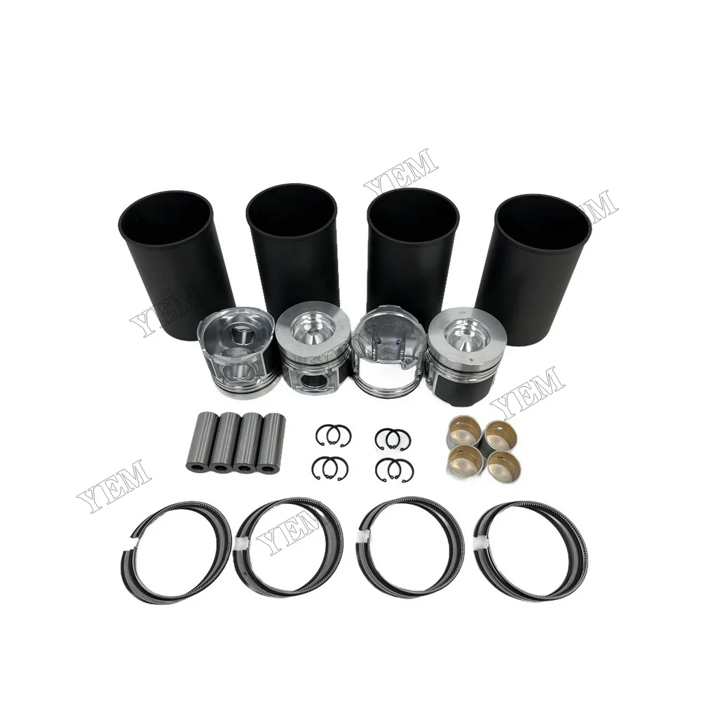 Cylinder Liner Kit Compatible for Hino N04C Engine Parts High Quality 3