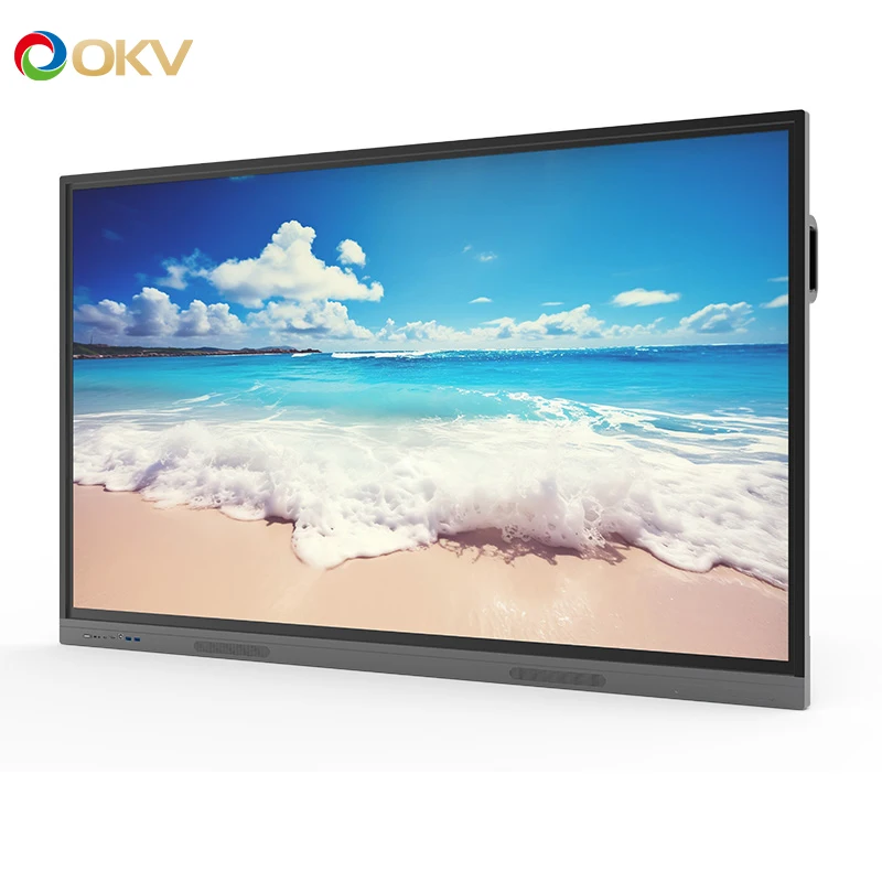 65inch OKView Interactive White Board Touch Screen Digital Display Interactive Flat Panel for Conference
