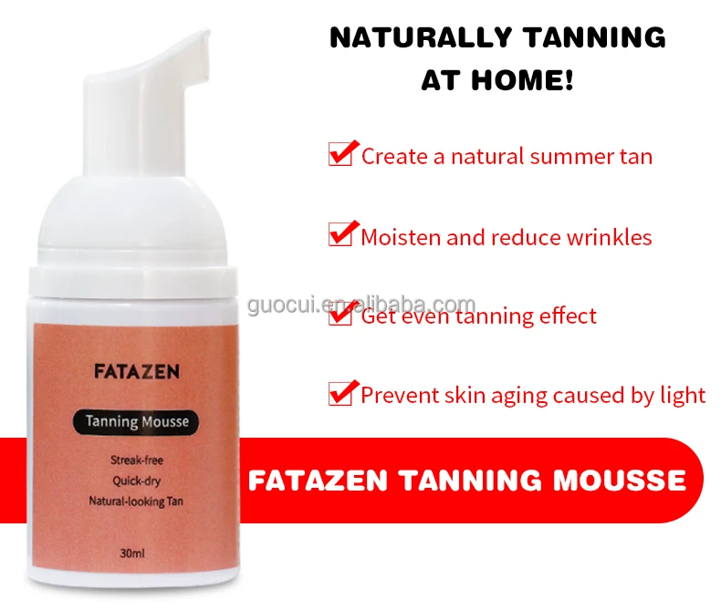 Self Tan Travel Size Organic Fake Tanning Foam Spray Solution Oils Deep