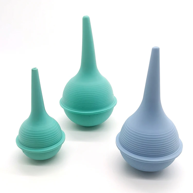 Ear Wax Removal Bulb Syringe Factory OEM Medical Sterile Disposable PVC Cleaning Bulb Sryinge 2OZ 60cc Ulcer Ear Syringe