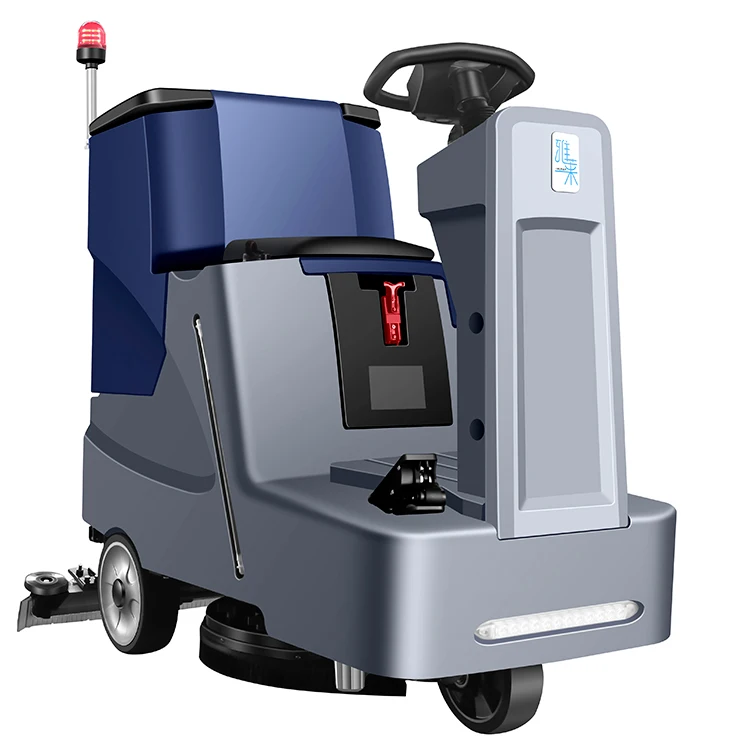 Industrial Ride On Auto Automatic Floor Scrubber Dryer Vinyl Epoxy
