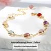 Seven-color crystal lucky charm bracelet