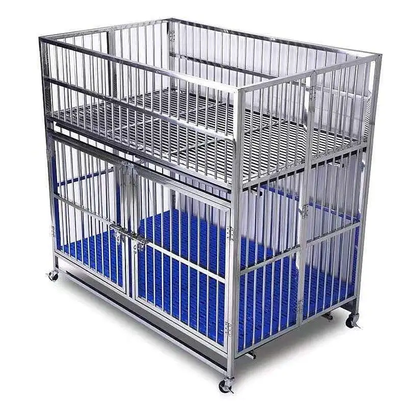 Stainless Steel Dog Cages - Durable & Foldable Solutions