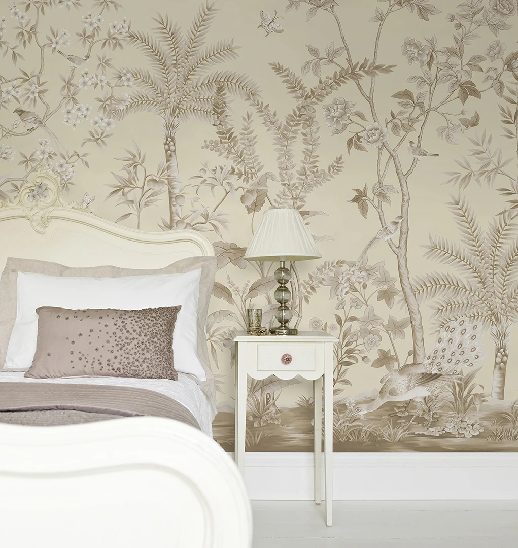 Custom 3D Floral & Natural Scenery Wallpaper for Home