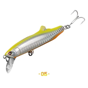 Cheery ABS Lifelike Midwater Minnow Wobbler Hard Bait for Snapper Bass Trout-Saltwater Sea Fishing Lure with Hooks – Minnow – view 5