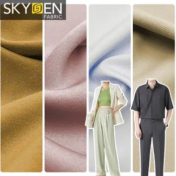 HOT SELLING custom color viscose and spandex polyester fabric spandexpolyester 100% polyesterfabric