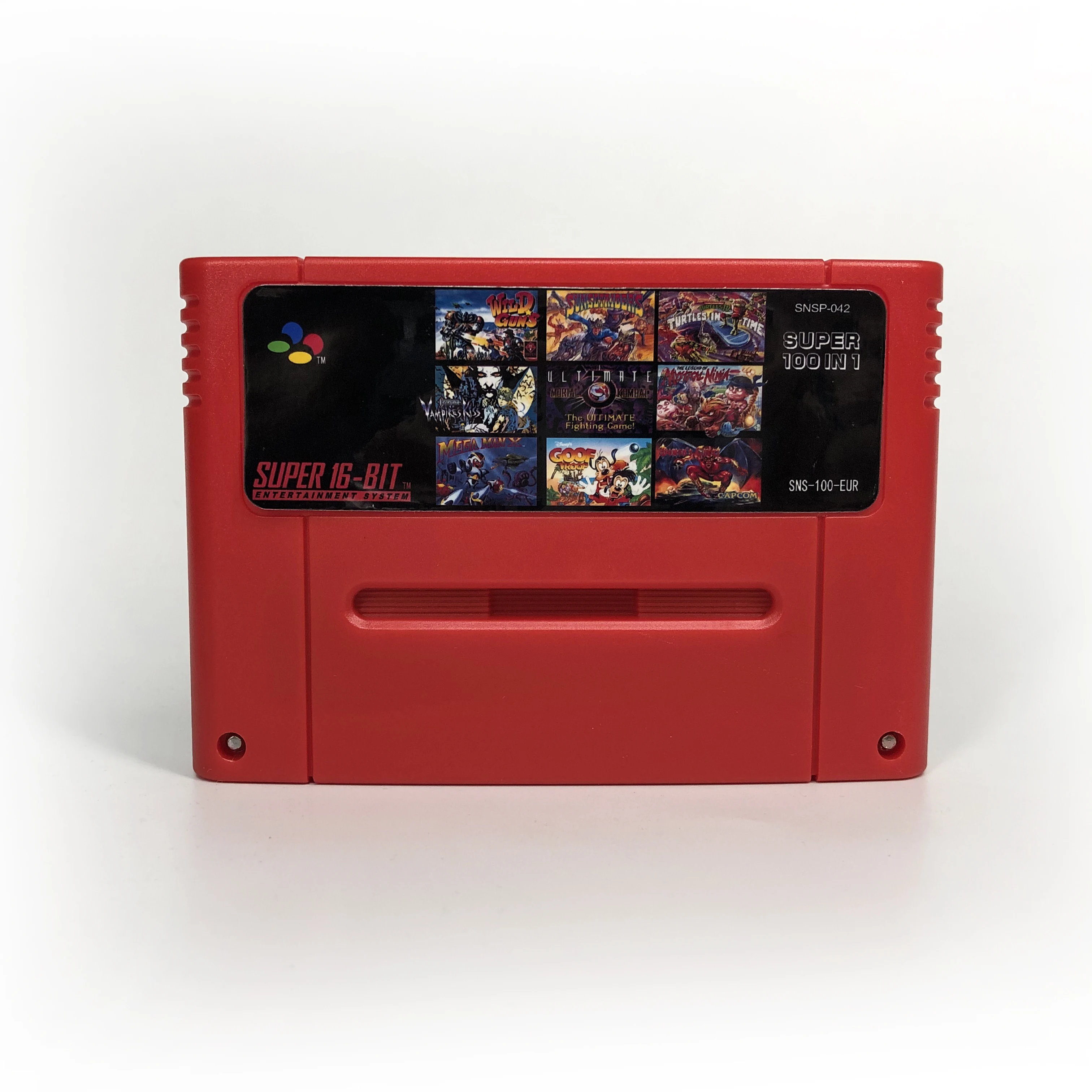 Super 100 in SNES Game Console PAL Version, CE Certified